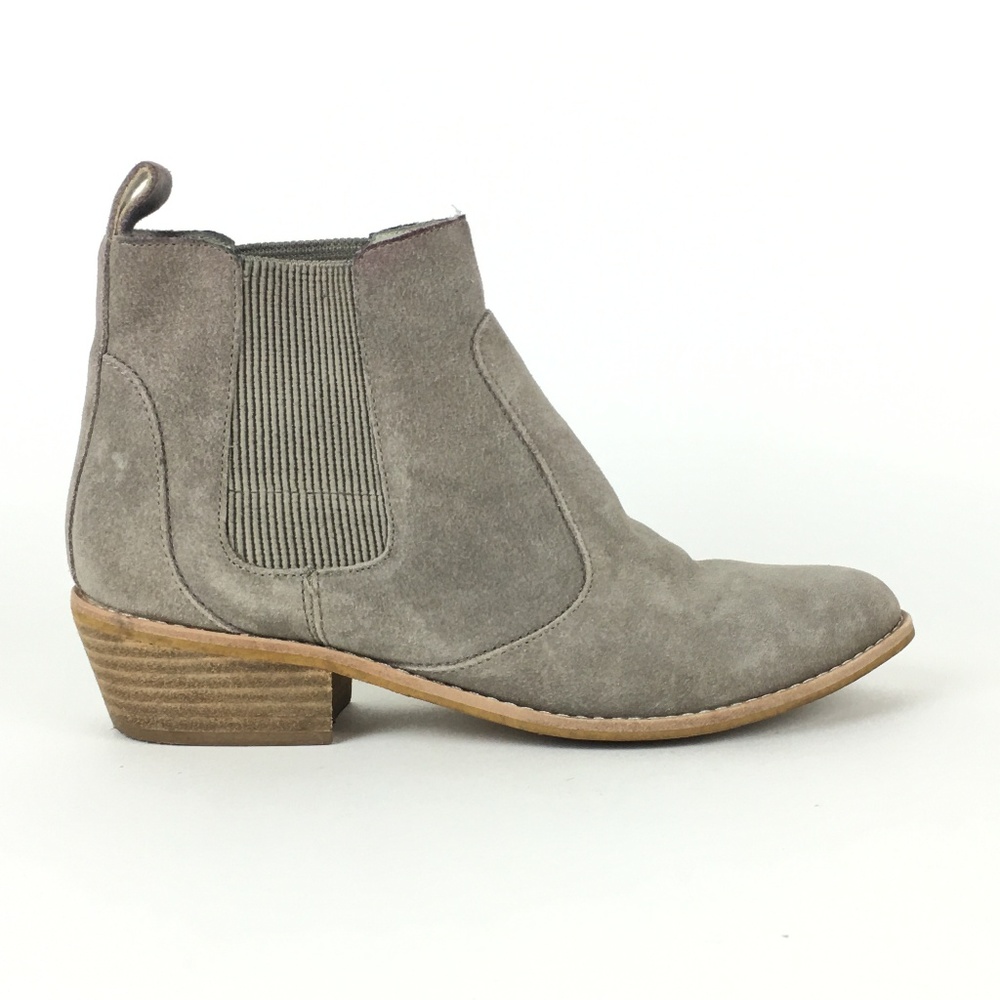 Gap Western Chelsea Boots Light Gray 7‎